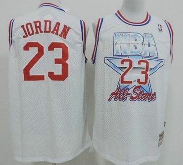 Chicago Bulls #23 Michael Jordan White 1992 All Star NBA Jersey