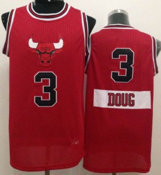 Chicago Bulls #3 Doug McDermott Red 2014-15 Christmas Day Stitched NBA Jersey