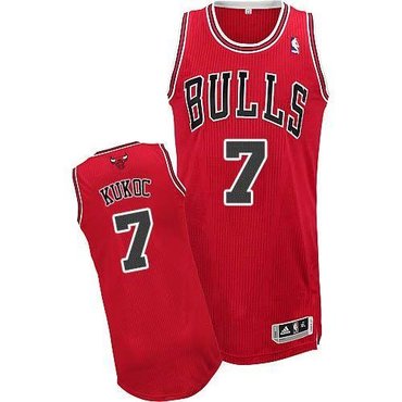Chicago Bulls #7 Tony Kukoc Revolution 30 Red NBA Jersey