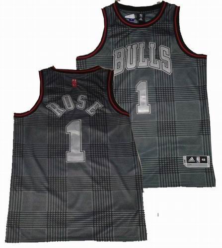Chicago Bulls 1 Derek Rose Rhythm Fashion Swingman Jerseys