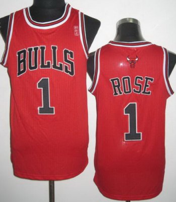 Chicago Bulls 1 Derrick Rose Red Revolution 30 NBA Jerseys