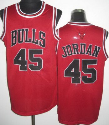 Chicago Bulls 45 Michael Jordan Red Revolution 30 NBA Jerseys