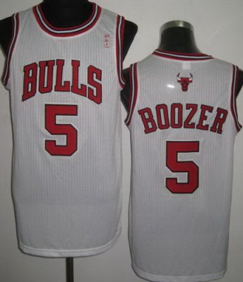 Chicago Bulls 5 Carlos Boozer White Revolution 30 NBA Jerseys