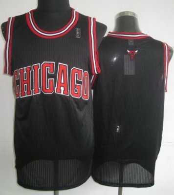 Chicago Bulls Blank Black Revolution 30 NBA Jerseys