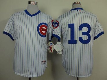 Chicago Cubs #13 Starlin Castro White 1988 Turn Back The Clock Baseball Jersey