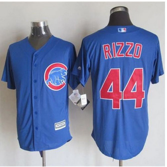 Chicago Cubs #44 Anthony Rizzo Blue New Cool Base Stitched Baseball Jersey