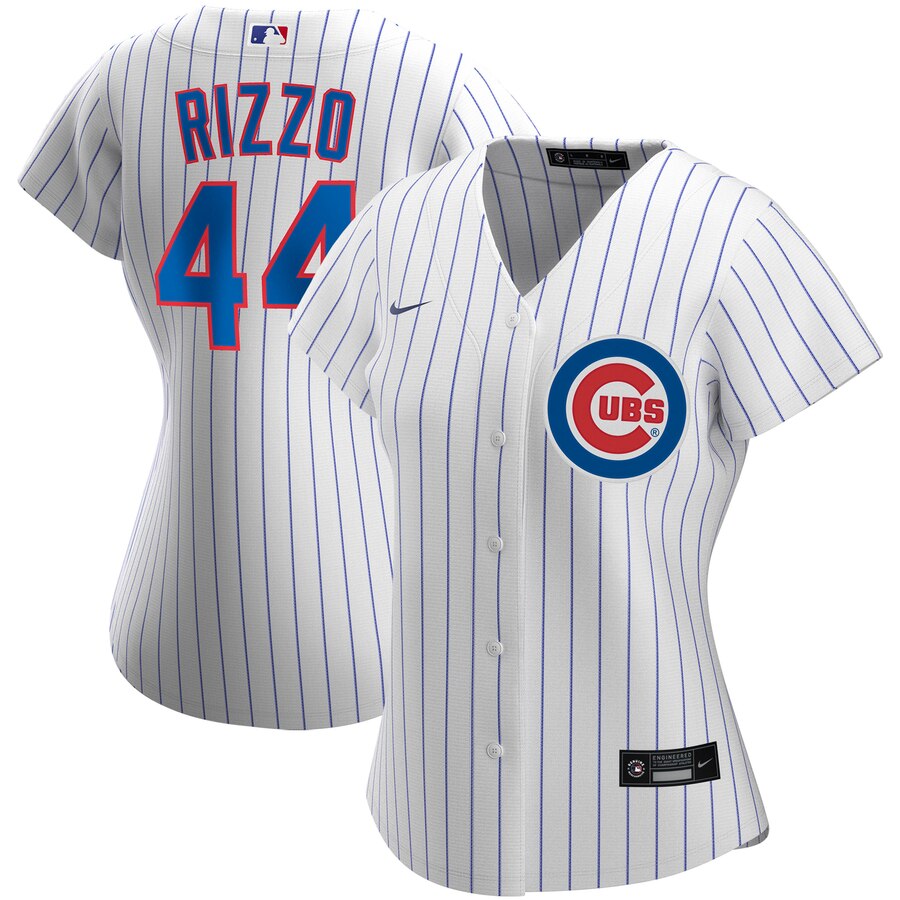 Chicago Cubs #44 Anthony Rizzo Nike Women's Home 2020 MLB Player Jersey White Chicago Cubs #44 Anthony Rizzo Nike Women's Home 2020 MLB Player Jersey White