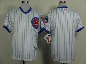 Chicago Cubs Blank White 1988 Turn Back The Clock Stitched Baseball Jersey