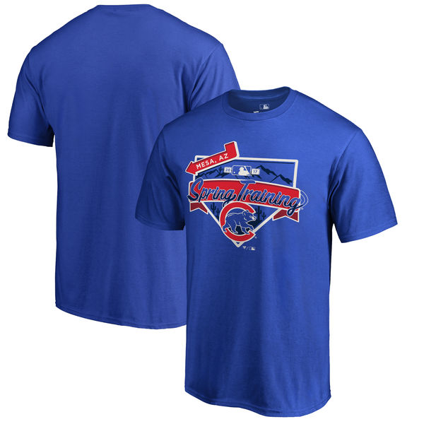 Chicago Cubs Fanatics Branded 2017 MLB Spring Training Logo T Shirt Royal Chicago Cubs Fanatics Branded 2017 MLB Spring Training Logo T Shirt Royal