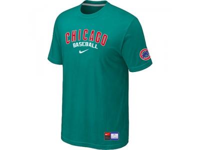 Chicago Cubs Green NEW Short Sleeve Practice T-Shirt Chicago Cubs Green NEW Short Sleeve Practice T-Shirt