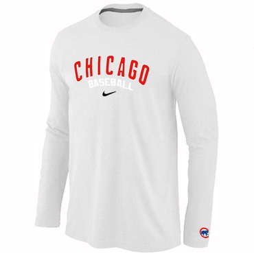 Chicago Cubs Long Sleeve T-Shirt white Chicago Cubs Long Sleeve T-Shirt white