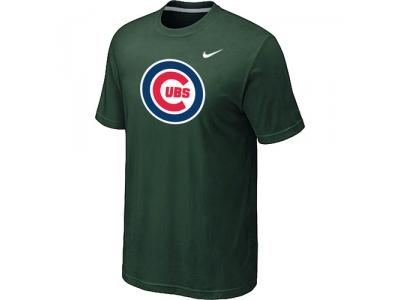 Chicago Cubs NEW Heathered D.Green Club Logo T-Shirt Chicago Cubs NEW Heathered D.Green Club Logo T-Shirt