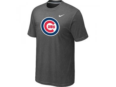 Chicago Cubs NEW Heathered D.Grey Club Logo T-Shirt Chicago Cubs NEW Heathered D.Grey Club Logo T-Shirt