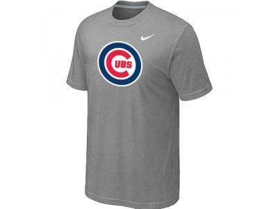 Chicago Cubs NEW Heathered L.Grey Club Logo T-Shirt Chicago Cubs NEW Heathered L.Grey Club Logo T-Shirt
