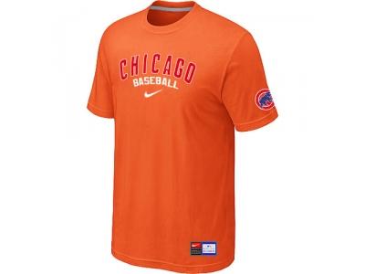 Chicago Cubs Orange NEW Short Sleeve Practice T-Shirt Chicago Cubs Orange NEW Short Sleeve Practice T-Shirt