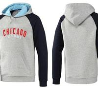 Chicago Cubs Pullover Hoodie Grey & Blue Chicago Cubs Pullover Hoodie Grey & Blue