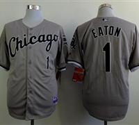 Chicago White Sox #1 Adam Eaton Grey Cool Base Stitched Baseball Jersey