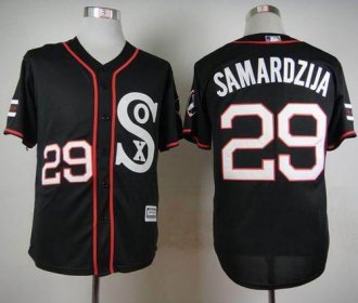 Chicago White Sox #29 Jeff Samardzija Black New Cool Base Stitched Baseball Jersey