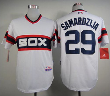 Chicago White Sox #29 Jeff Samardzija White Alternate Home Cool Base Stitched Baseball