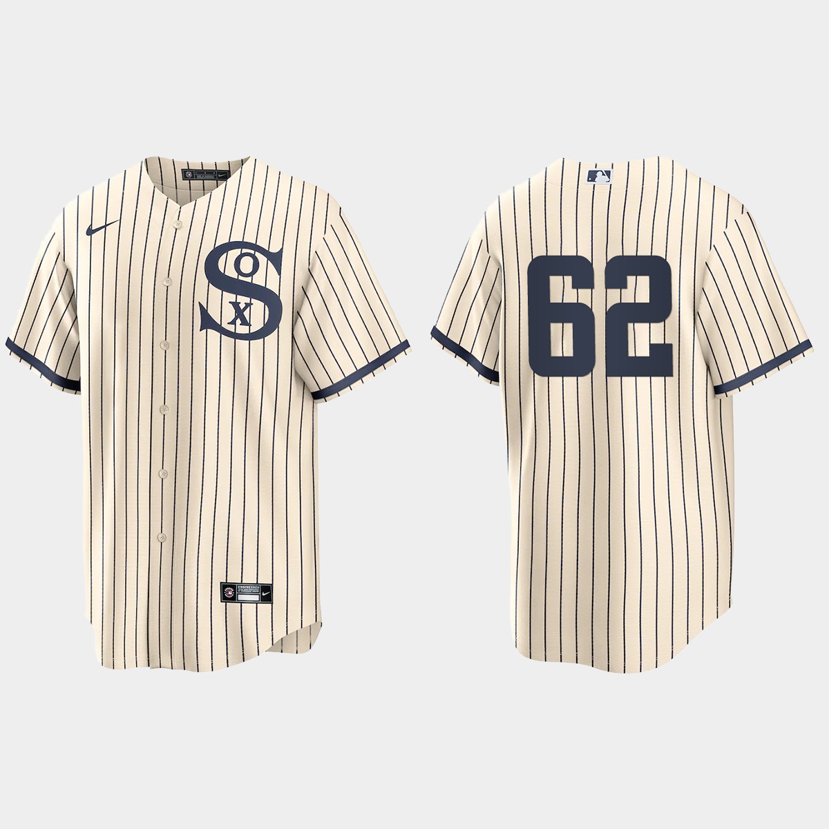 Chicago White Sox #62 Zack Burdi Men's Nike White 2021 Field of Dreams Game MLB Jersey