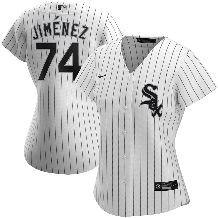 Chicago White Sox #74 Eloy Jimenez Nike Women's Home 2020 MLB Player Jersey White Chicago White Sox #74 Eloy Jimenez Nike Women's Home 2020 MLB Player Jersey White