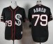 Chicago White Sox #79 Jose Abreu Black New Cool Base Stitched Baseball Jersey