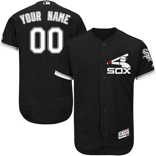 Chicago White Sox Black 2017 Spring Training Men's Flexbase Customized Jersey Chicago White Sox Black 2017 Spring Training Men's Flexbase Customized Jersey