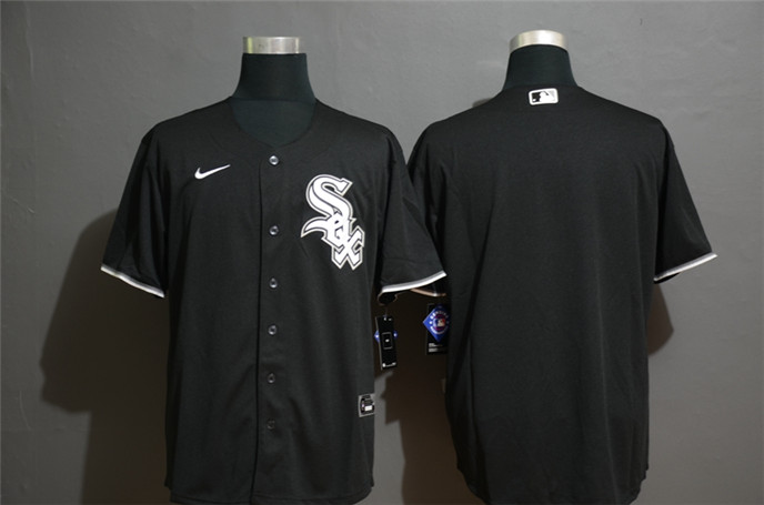 Chicago White Sox Black Blank Cool Base Nike Jersey