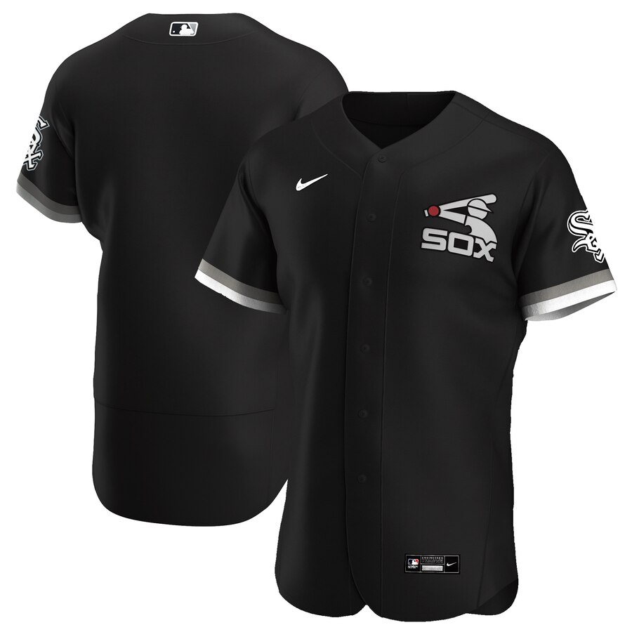 Chicago White Sox Men's Nike Black Alternate 2020 Authentic Team MLB Jersey