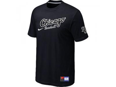 Chicago White Sox NEW Away Practice T-Shirt Black Chicago White Sox NEW Away Practice T-Shirt Black