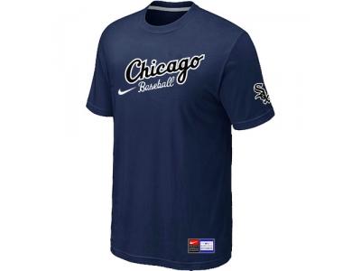 Chicago White Sox NEW Away Practice T-Shirt D.Blue Chicago White Sox NEW Away Practice T-Shirt D.Blue