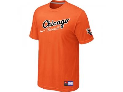 Chicago White Sox NEW Away Practice T-Shirt Orange Chicago White Sox NEW Away Practice T-Shirt Orange