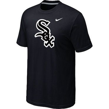Chicago White Sox NEW Heathered Black Club Logo T-Shirt
