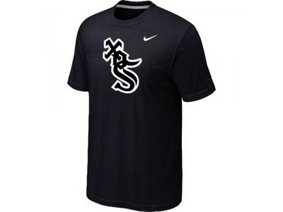 Chicago White Sox NEW Heathered Black Club Logo T-Shirt Chicago White Sox NEW Heathered Black Club Logo T-Shirt