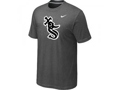 Chicago White Sox NEW Heathered D.Grey Club Logo T-Shirt
