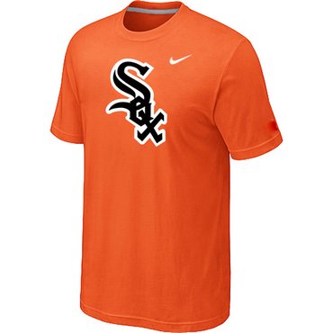 Chicago White Sox NEW Heathered Orange Club Logo T-Shirt