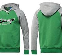 Chicago White Sox Pullover Hoodie Green & Grey