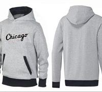 Chicago White Sox Pullover Hoodie Grey