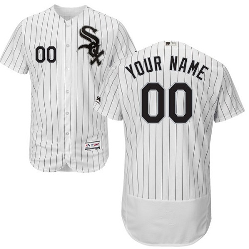 Chicago White Sox White Men's Flexbase Customized Jersey Chicago White Sox White Men's Flexbase Customized Jersey