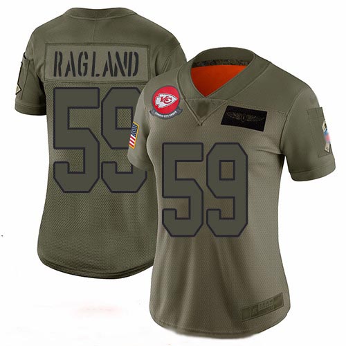 Chiefs #59 Reggie Ragland Camo Women's Stitched Football Limited 2019 Salute to Service Jersey Chiefs #59 Reggie Ragland Camo Women's Stitched Football Limited 2019 Salute to Service Jersey