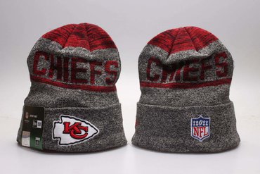 Chiefs Fresh Logo Dark Gray Fashion Knit Hat YP