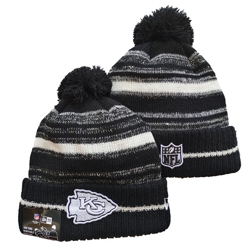 Chiefs Team Logo Pom Knit Hat  YD