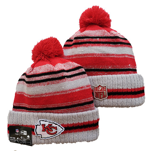 Chiefs Team Logo Pom Knit Hat 1 YD