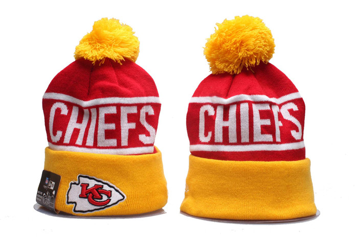 Chiefs Team Logo Pom Knit Hat YP 2