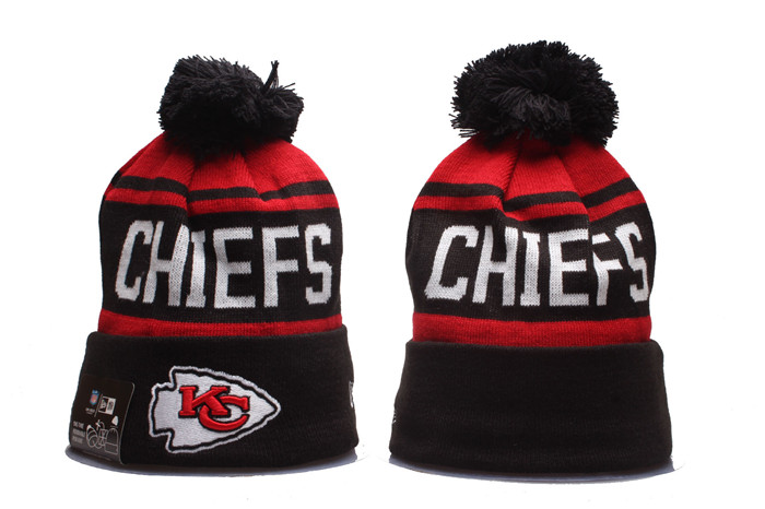 Chiefs Team Logo Pom Knit Hat YP