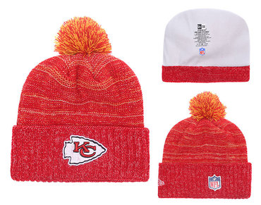 Chiefs Team Logo Red Knit Hat YD