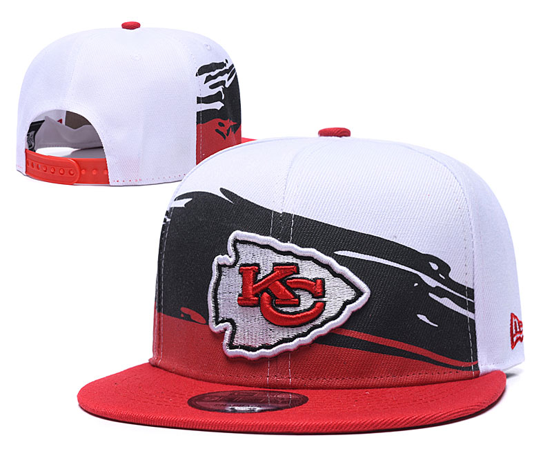 Chiefs Team Logo White Adjustable Hat GS