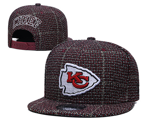 Chiefs Team Logos Adjustable Black Hat 1 GS