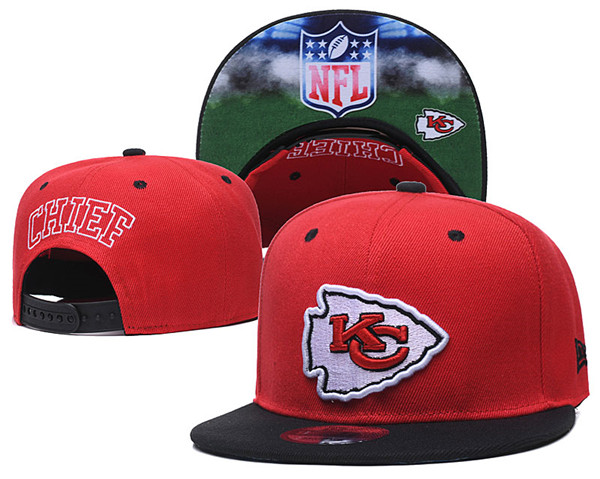 Chiefs Team Logos Adjustable Red Hat GS