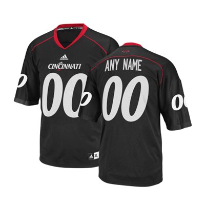 Cincinnati Bearcats Black Customized Jerseys Cincinnati Bearcats Black Customized Jerseys